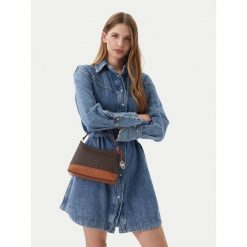 Torebka MICHAEL Michael Kors. Brązowe listonoszki damskie MICHAEL Michael Kors, bez wzorów, bez dodatków. Za 949.99 zł.