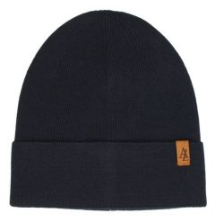 Czapka Jesienno-Zimowa (beanie) – Alties - Granat. Niebieskie czapki męskie Alties, na zimę, bez wzorów, z dzianiny. Za 59.00 zł.