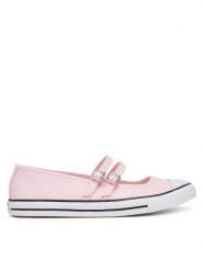 Converse Baleriny Chuck Taylor All Star Dainty Mary Jane A11856C Różowy. Czerwone balerinki damskie Converse, bez wzorów, z materiału, retro, bez obcasa, bez zapięcia. Za 209.99 zł.
