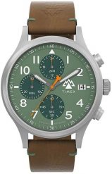 Zegarek męski Timex TW2W16400 brązowy. Brązowe zegarki męskie Timex, bez wzorów. Za 539.00 zł.