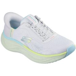 Adidasy Skechers Skech Cloud - Perfec, Kobiety. Białe obuwie sportowe damskie Skechers, bez wzorów, bez zapięcia. Za 490.00 zł.