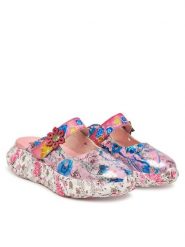 Laura Vita Klapki Sofiao 13 Różowy. Czerwone klapki damskie Laura Vita, bez wzorów, ze skóry, bez obcasa, bez zapięcia. Za 389.99 zł.