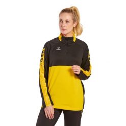 Bluza treningowa Erima Six Wings. Czarne bluzy męskie Erima, m, bez wzorów, eleganckie, bez ramiączek, bez kaptura. Za 208.50 zł.