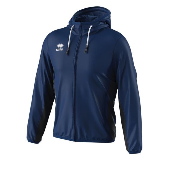 Wodoodporna kurtka Errea Nabilas. Niebieskie kurtki męskie ERREA, na zimę, m, bez wzorów, z elastanu, sportowe, z kapturem. Za 482.99 zł.