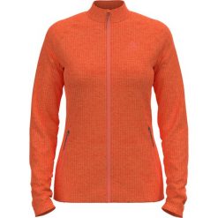 Bluza rozpinana bez kaptura damska ODLO Tencia Mid Layer Full Zip. Czarne bluzy damskie ODLO, bez wzorów, sportowe, bez ramiączek, bez kaptura. Za 450.00 zł.