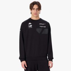 Sweatshirt Peugeot Sport Arefodo 2025. Czarne bluzy sportowe męskie Kappa, m, bez wzorów, bez kaptura. Za 442.00 zł.