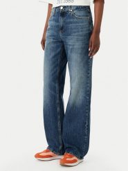 Tommy Hilfiger Jeansy WW0WW50963 Niebieski Straight Fit. Niebieskie jeansy damskie Tommy Hilfiger, bez wzorów, z jeansu. Za 649.99 zł.