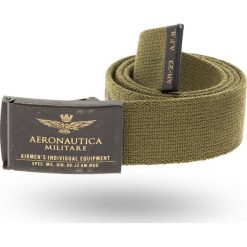 PASEK Aeronautica Militare. Brązowe paski męskie Aeronautica Militare, z tkaniny. Za 299.00 zł.