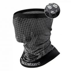 Komin narciarski Qunature bandana sportowa unisex. Czarne szaliki męskie QUNATURE, bez wzorów. Za 39.99 zł.