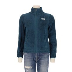 Damska kurtka polarowa Osito TNF. Niebieskie kurtki sportowe damskie The North Face, l, bez wzorów, z polaru, bez ramiączek, bez kaptura, outdoorowe. Za 212.96 zł.