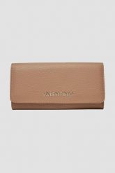 VALENTINO Beżowy portfel Brixton. Brązowe portfele damskie Valentino by Mario Valentino. W wyprzedaży za 200.99 zł.