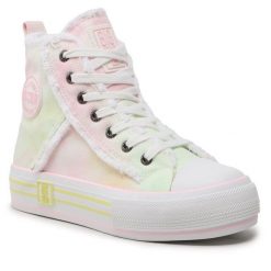 Trampki Big Star Shoes. Zielone trampki i tenisówki damskie BIG STAR SHOES, bez wzorów, bez zapięcia. Za 119.99 zł.