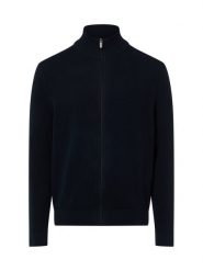 Nils Sundström Męski kardigan Mężczyźni Bawełna niebieski marmurkowy, S. Niebieskie swetry męskie Nils Sundström, m, bez wzorów, z bawełny, bez kołnierzyka, bez ramiączek. Za 349.95 zł.