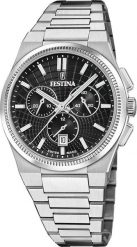 Zegarek męski Festina F20059-4 srebrny. Szare zegarki męskie Festina, bez wzorów, srebrne. Za 2,948.64 zł.