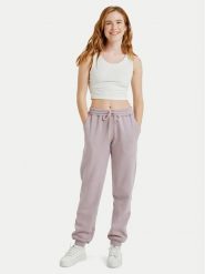 Roxy Spodnie dresowe Surf Stoked Pant Brushed ERJFB03491 Fioletowy Regular Fit. Fioletowe spodnie dresowe damskie Roxy, bez wzorów, z bawełny. Za 159.99 zł.