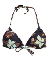 Trójkątny stanik bikini dla Kobiety PT BEACH CLASSICS TIKI TRI Czarny. Czarne stroje kąpielowe damskie Roxy, xl, bez wzorów, z elastanu. Za 159.99 zł.