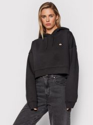 Dickies Bluza Oakport DK0A4XJTBLK Czarny Cropped Fit. Czarne bluzy damskie Dickies, xs, bez wzorów, z syntetyku, bez ramiączek, bez kaptura. Za 169.99 zł.