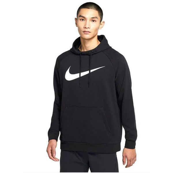 Bluza sportowa męska Nike Drifit. Czarne bluzy sportowe męskie Nike, m, bez wzorów, z kapturem, do piłki nożnej. Za 433.00 zł.