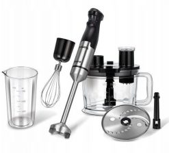 BLENDER RĘCZNY MBL 39M CZARNY 1500W ZESTAW. Czarne blendery Mpm. Za 193.84 zł.