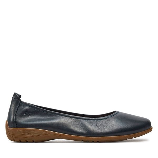 Baleriny Josef Seibel. Niebieskie balerinki damskie Josef Seibel, bez wzorów, bez obcasa, bez zapięcia. Za 280.99 zł.