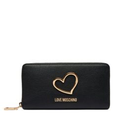 Portfel LOVE MOSCHINO. Czarne portfele damskie Love Moschino. Za 489.99 zł.