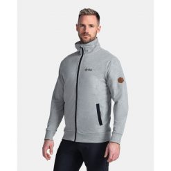 Męska bawełniana bluza Kilpi BOBBY-M. Czarne bluzy męskie Kilpi, m, bez wzorów, z bawełny, casualowe, bez ramiączek, bez kaptura. Za 189.67 zł.