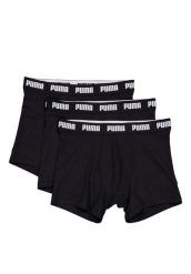 Bokserki męskie PUMA Everyday 3. Czarne bokserki męskie Puma, bez wzorów, z bawełny. Za 139.99 zł.
