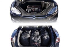 Torby Do Bagażnika Tesla Model S Ev 2012-2016 6Szt Kjust. Czarne torby podróżne damskie KJUST, bez wzorów, z kauczuku. Za 1,851.00 zł.