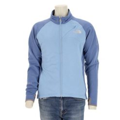 Second life - The North Face bluza polarowa damska Vintage Y2K - Jak nowy. Niebieskie bluzy damskie The North Face, l, bez wzorów, z materiału, retro, bez ramiączek, bez kaptura. Za 170.36 zł.