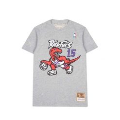 Koszulka Toronto Raptors. Szare bluzki damskie Mitchell & Ness, bez wzorów, sportowe, bez kołnierzyka, bez ramiączek. Za 252.00 zł.