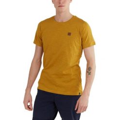 T-shirt męski Fundango Jaggy Strukturyzowany krótki rękaw. Żółte koszulki sportowe męskie FUNDANGO, m, bez wzorów, bez ramiączek, trekkingowe. Za 99.00 zł.