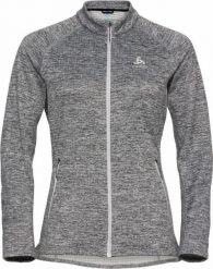 Bluza rozpinana bez kaptura damska ODLO Tencia Mid Layer Full Zip. Szare bluzy damskie ODLO, xs, bez wzorów, z materiału, sportowe, bez ramiączek, bez kaptura. Za 370.05 zł.
