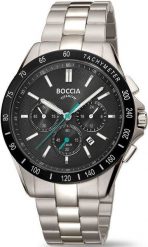 Zegarek Boccia Titanium Zegarek Męski Boccia Titanium Chronograph 3733-03 (42 mm). Zegarki męskie Boccia Titanium, bez wzorów. Za 637.99 zł.