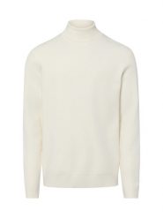 Lindbergh sweter Mężczyźni biały, XXL. Białe swetry męskie Lindbergh, m, bez wzorów, z materiału, bez kołnierzyka, bez ramiączek. Za 349.95 zł.