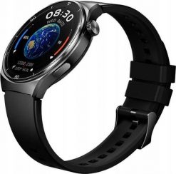 Smartwatch QCY GT2 Czarny (S3-black). Czarne zegarki smartwatch QCY, bez wzorów. Za 98.50 zł.