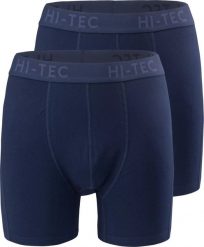 Męskie bokserki Hi-tec ROIXO 2PACK rozmiar XL. Bokserki męskie HITEC, bez wzorów. Za 90.75 zł.