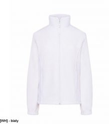 JHK - Bluza polarowa damska, taliowana, z suwakiem i dwoma zapinanymi kieszeniami biały 2XL. Białe bluzy damskie JHK, xl, bez wzorów, z polaru, bez ramiączek, bez kaptura. Za 54.92 zł.