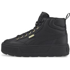 Trampki Puma Karmen Mid, Kobiety. Czarne trampki i tenisówki damskie Puma, bez wzorów, z gumy, bez zapięcia. Za 505.00 zł.