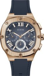 Zegarek Guess Zegarek męski Guess GW0571G2 niebieski. Niebieskie zegarki męskie Guess, z aplikacjami. Za 720.00 zł.