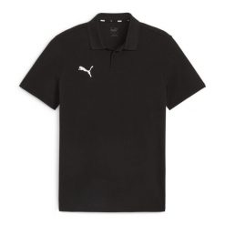 Koszulka sportowa męska Puma Team Goal Casuals. Czarne koszulki sportowe męskie Puma, m, bez wzorów, z bawełny, bez ramiączek, do piłki nożnej. Za 89.09 zł.