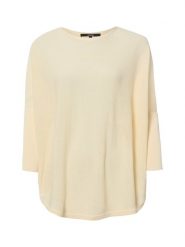 Someday Sweter z zawartością lnu - Tiraja Ease Kobiety Sztuczne włókno żółty, 40. Żółte swetry nierozpinane damskie someday., bez wzorów, z dzianiny, bez kołnierzyka, bez ramiączek. Za 329.95 zł.