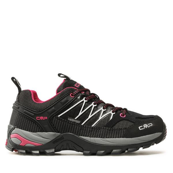 Trekkingi CMP. Czarne obuwie sportowe damskie CMP, bez wzorów, bez zapięcia, trekkingowe. Za 270.99 zł.