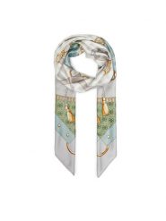 Guess Chusta AW5343 POL03 Zielony. Zielone rękawiczki damskie Guess, z aplikacjami, z materiału. Za 219.99 zł.