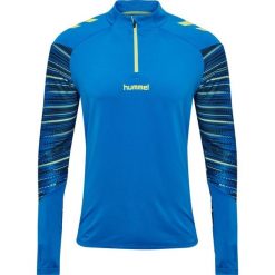 Bluza z zamkiem 1/2 Hummel Blaze Pro. Niebieskie bluzy damskie Hummel, na zimę, bez wzorów, bez ramiączek, bez kaptura. Za 239.00 zł.