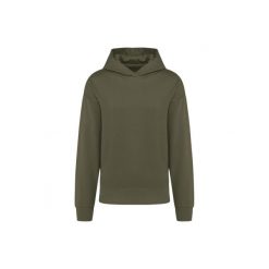 Oversizowa polarowa bluza z kapturem Kariban. Zielone bluzy damskie KARIBAN, uniwersalny, bez wzorów, z bawełny, bez ramiączek, z kapturem. Za 227.50 zł.