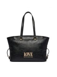 LOVE MOSCHINO Torebka JC4202PP0PKA0000 Czarny. Czarne shopperki damskie Love Moschino, bez wzorów, ze skóry, bez dodatków. Za 949.99 zł.