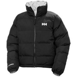 Damska kurtka puchowa Helly Hansen YU 23. Czarne kurtki sportowe damskie Helly Hansen, bez wzorów, z puchu, bez ramiączek, bez kaptura, trekkingowe. W wyprzedaży za 571.70 zł.