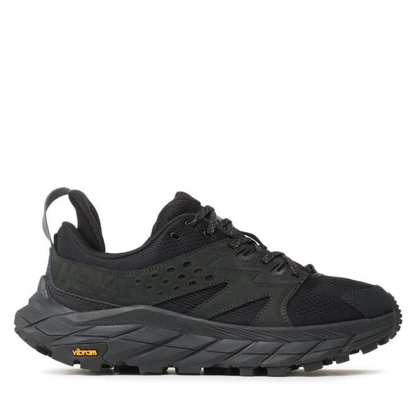 Trekkingi Hoka. Czarne buty zimowe męskie HOKA, bez wzorów, bez obcasa, bez zapięcia. Za 529.99 zł.