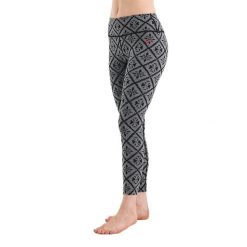 Venus - Legginsy termoaktywne (100% Merino / 230g/m²). Czarne bielizna sportowa damska WOOLONA, l, bez wzorów, z wełny. W wyprzedaży za 351.00 zł.