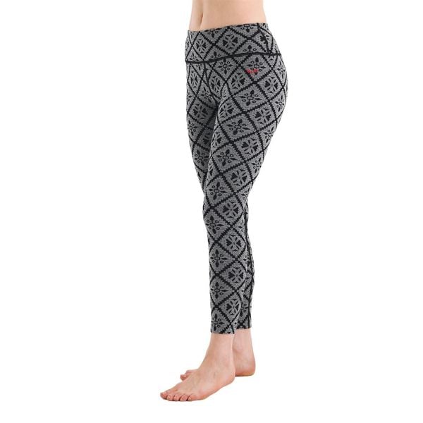Venus - Legginsy termoaktywne (100% Merino / 230g/m²). Czarne bielizna sportowa damska WOOLONA, m, bez wzorów, z wełny. W wyprzedaży za 351.00 zł.